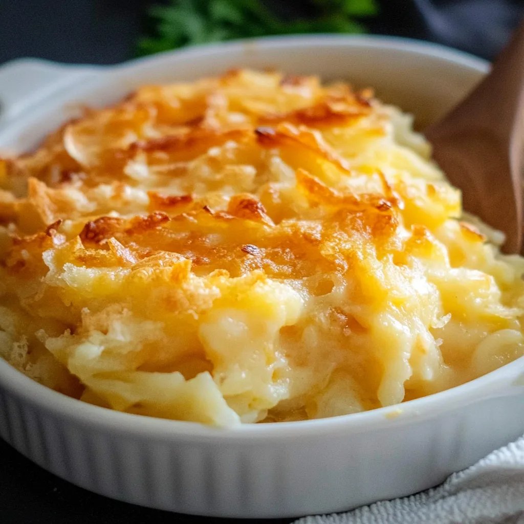 Easy Cheesy Hashbrown Casserole