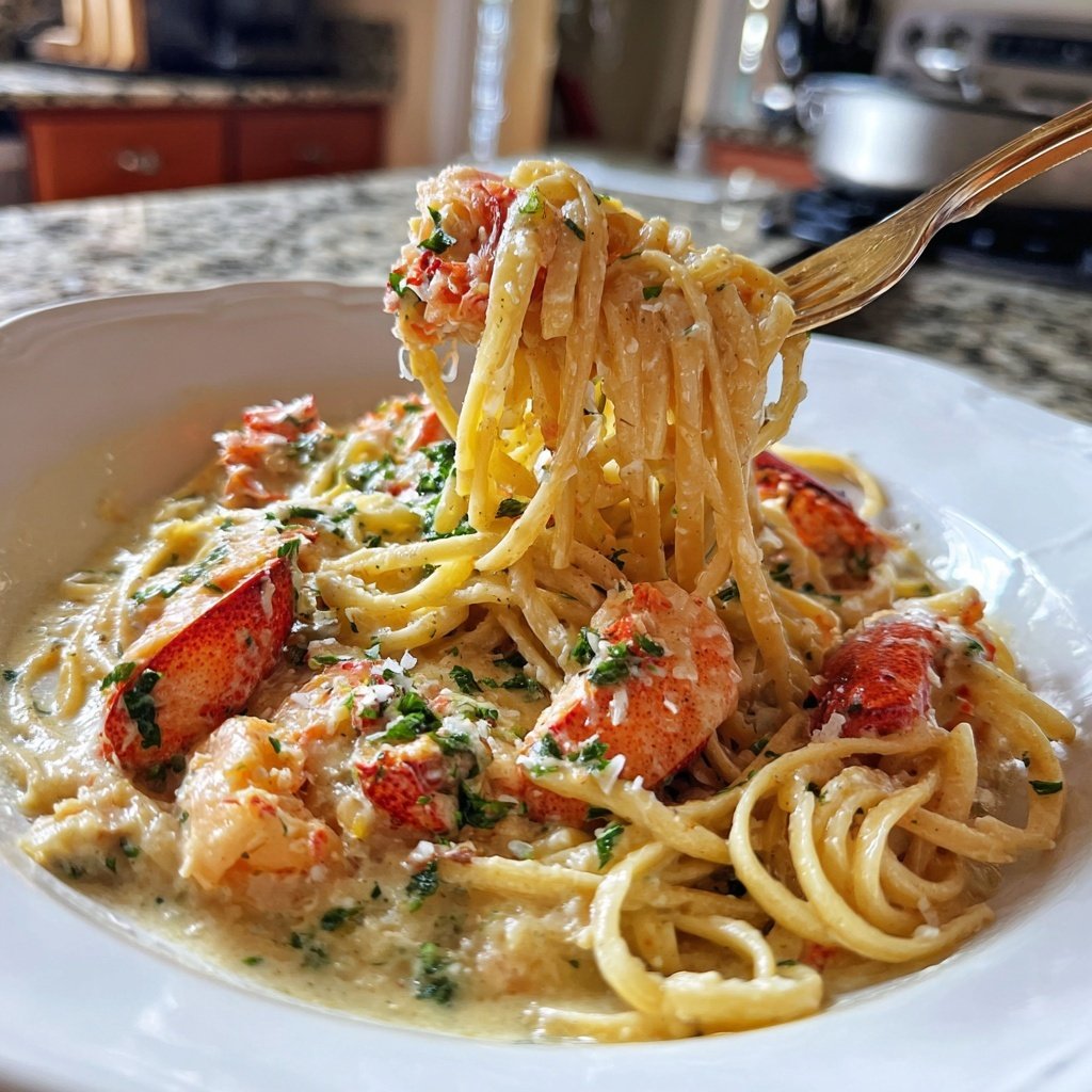Lobster Pasta Dinner Recipe