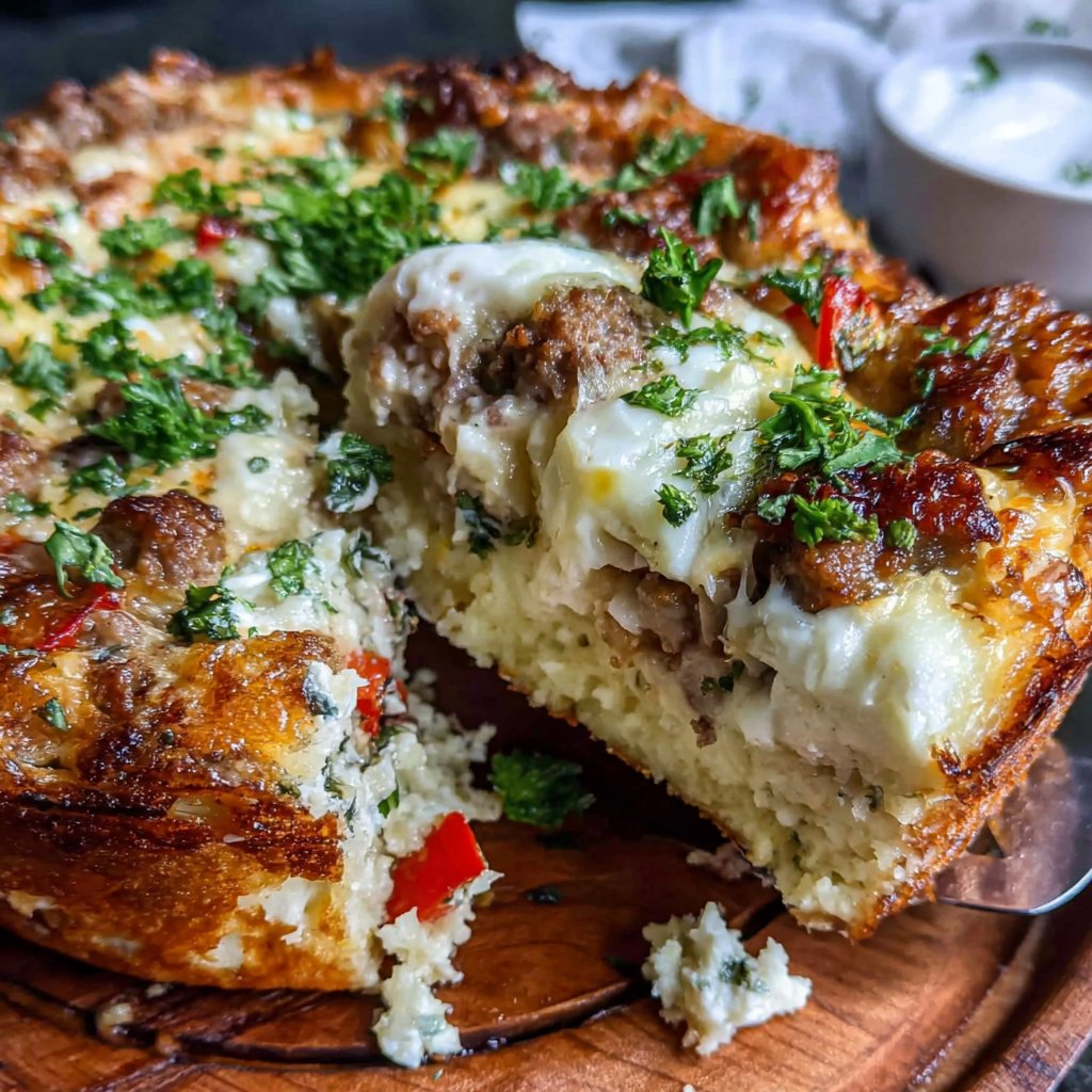 Keto Sausage And Egg Breakfast Bake