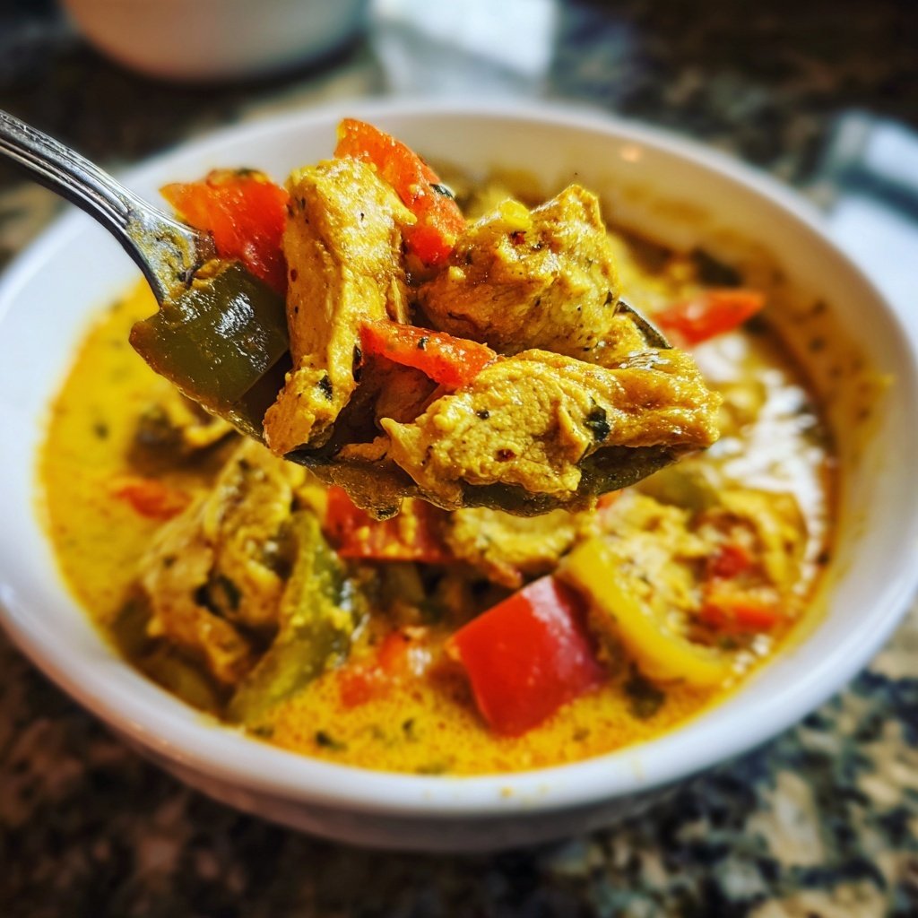 Creamy Slow Cooker Chicken Curry