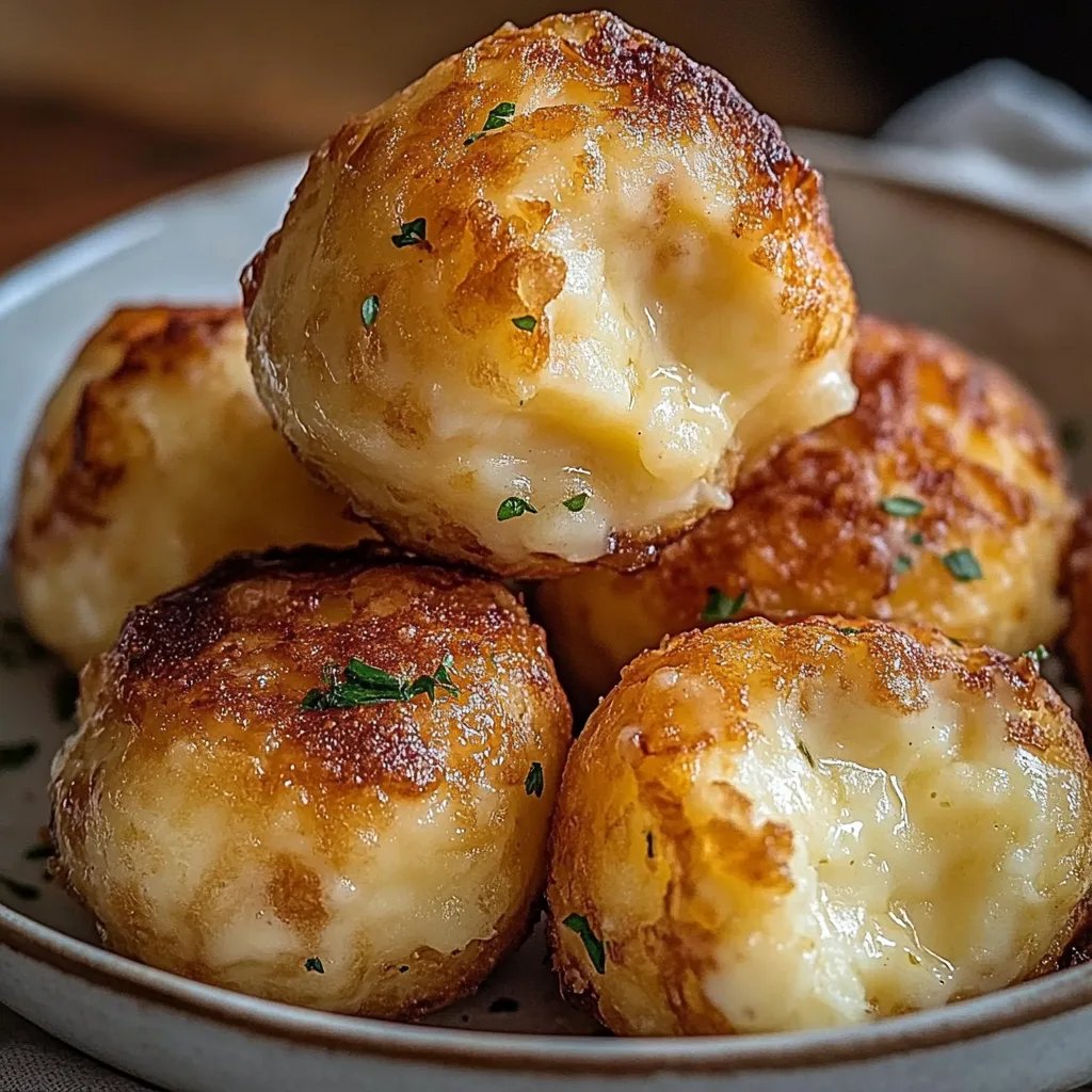 Mashed Potato Cheese Puffs