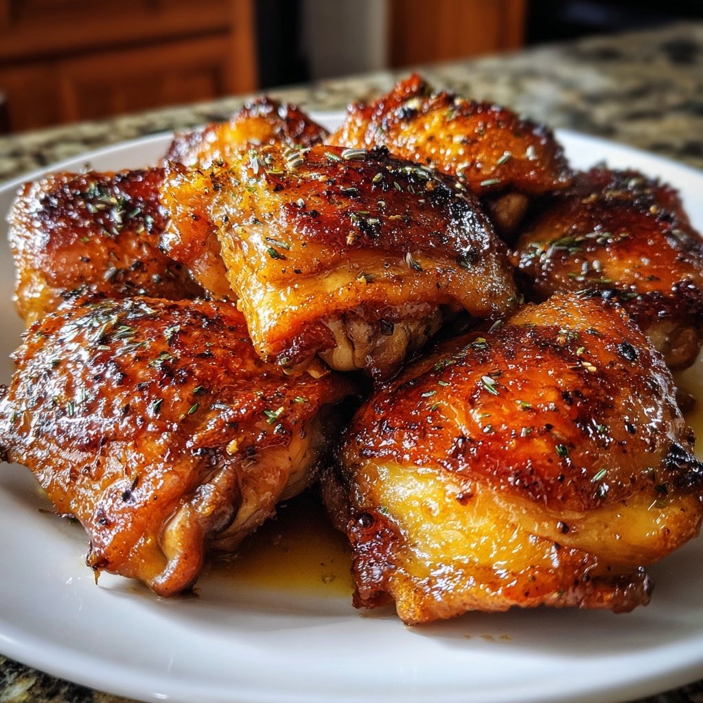Honey Lavender Chicken Thighs