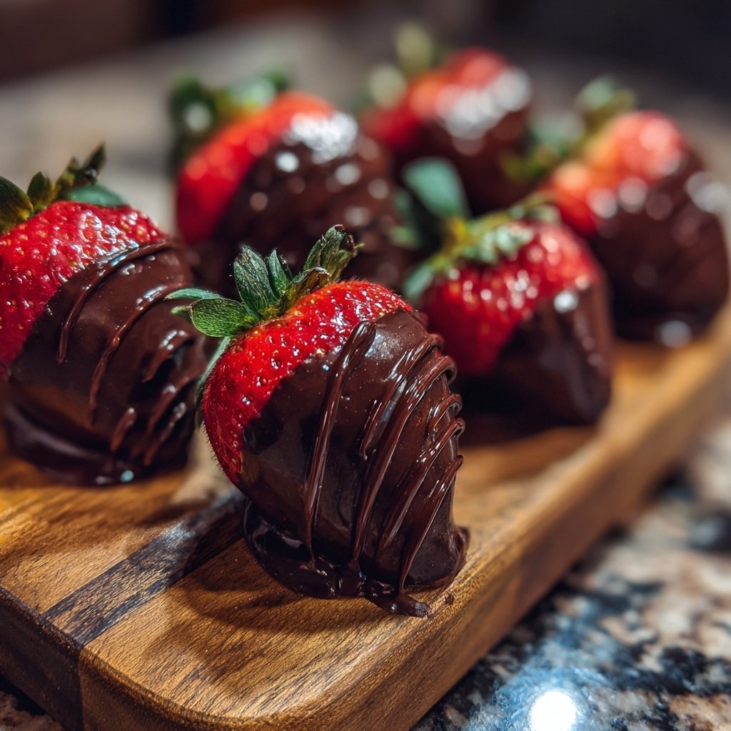 Homemade Chocolate Strawberries