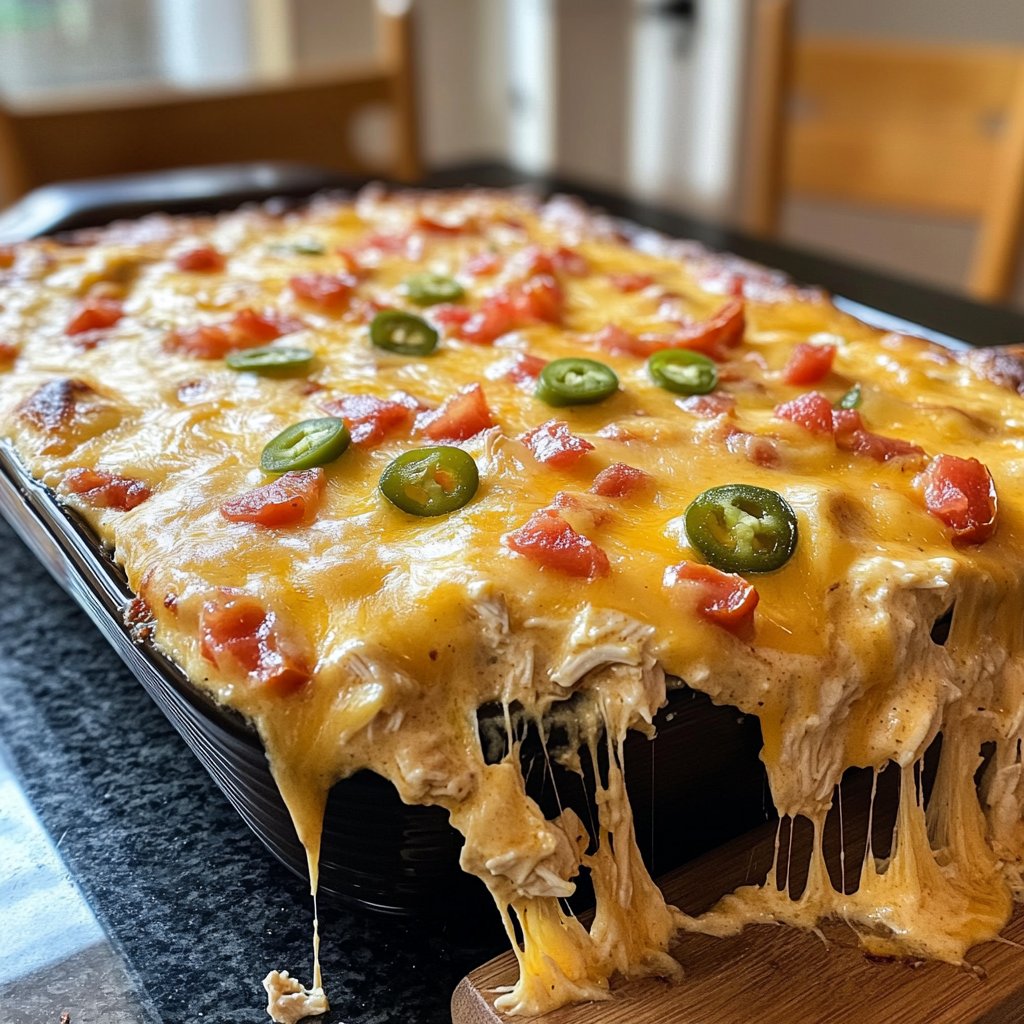 Dump-and-Go Crockpot Chicken Queso Dip