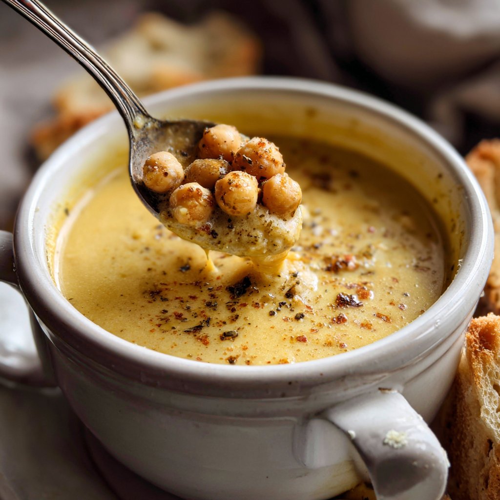 Creamy Lemon Chickpea Soup
