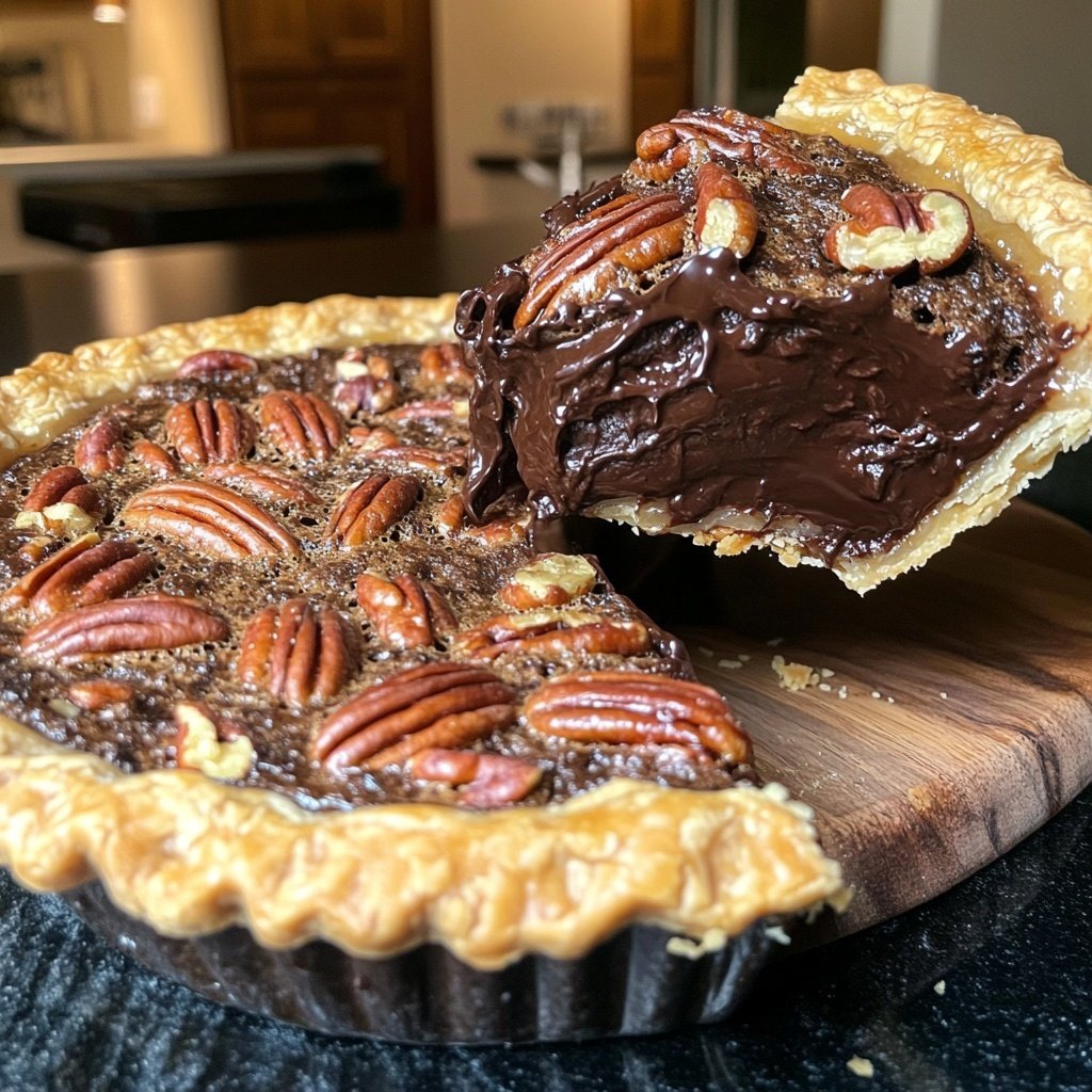 Texas Chocolate Pecan Pie