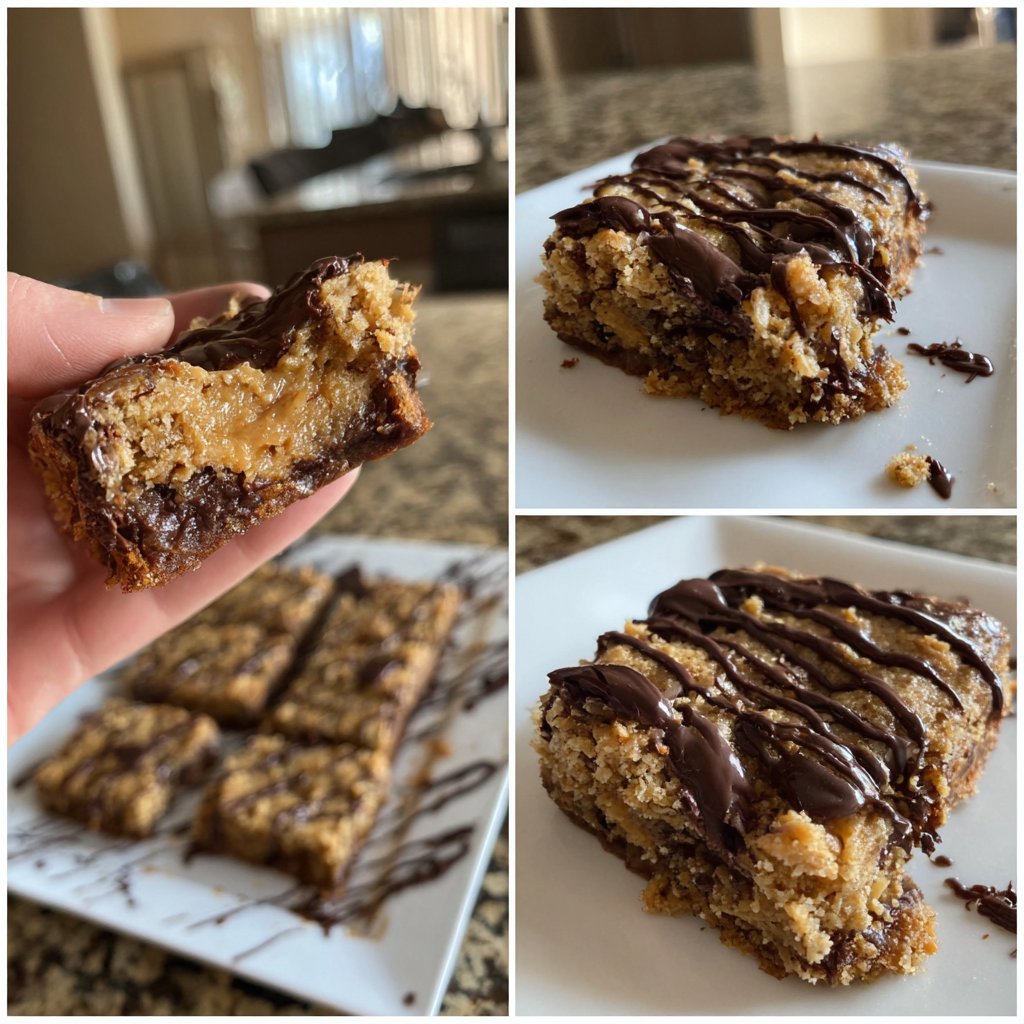 Super Bowl Desserts Peanut Butter Blondies