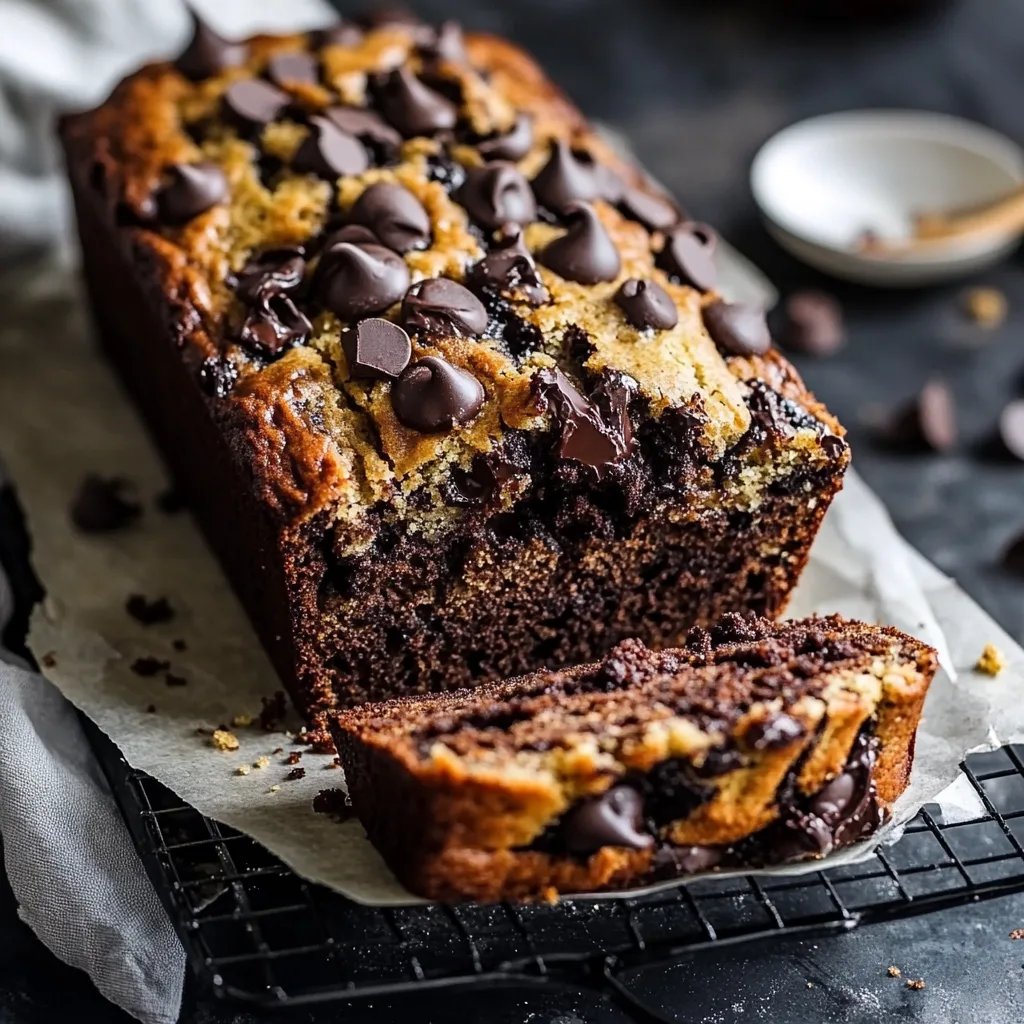 Super Moist Chocolate Chip Banana Bread