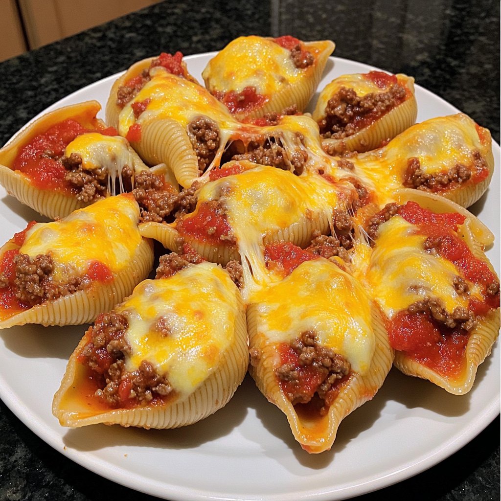 Ground Beef Stuffed Shells