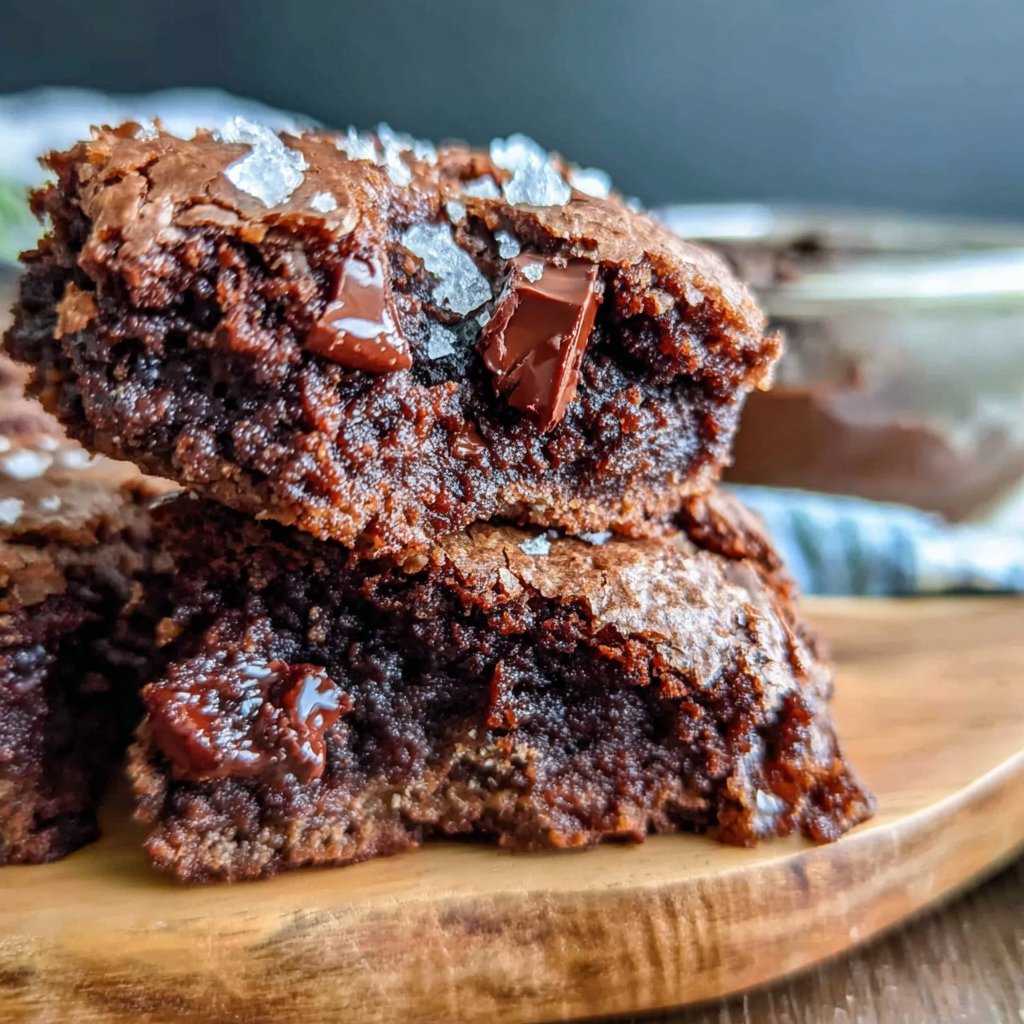 Sourdough Discard Brownies Fudgy Style