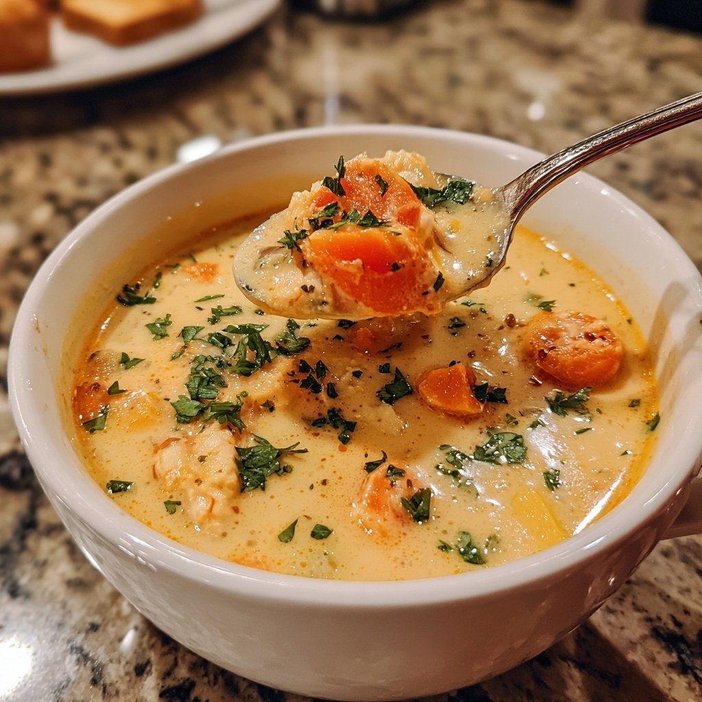 Creamy Lemon Chickpea Soup