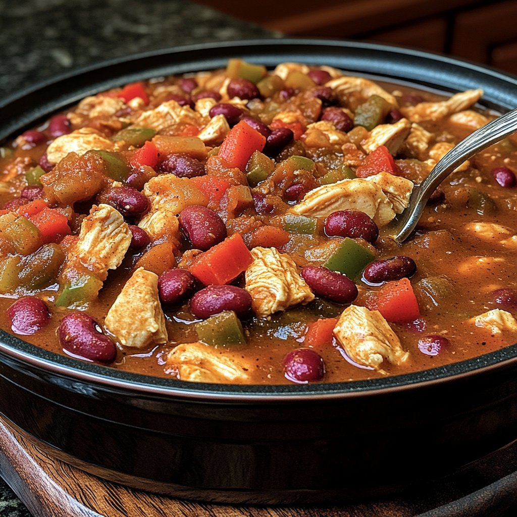 Budget-Friendly Slow Cooker Chicken Chili