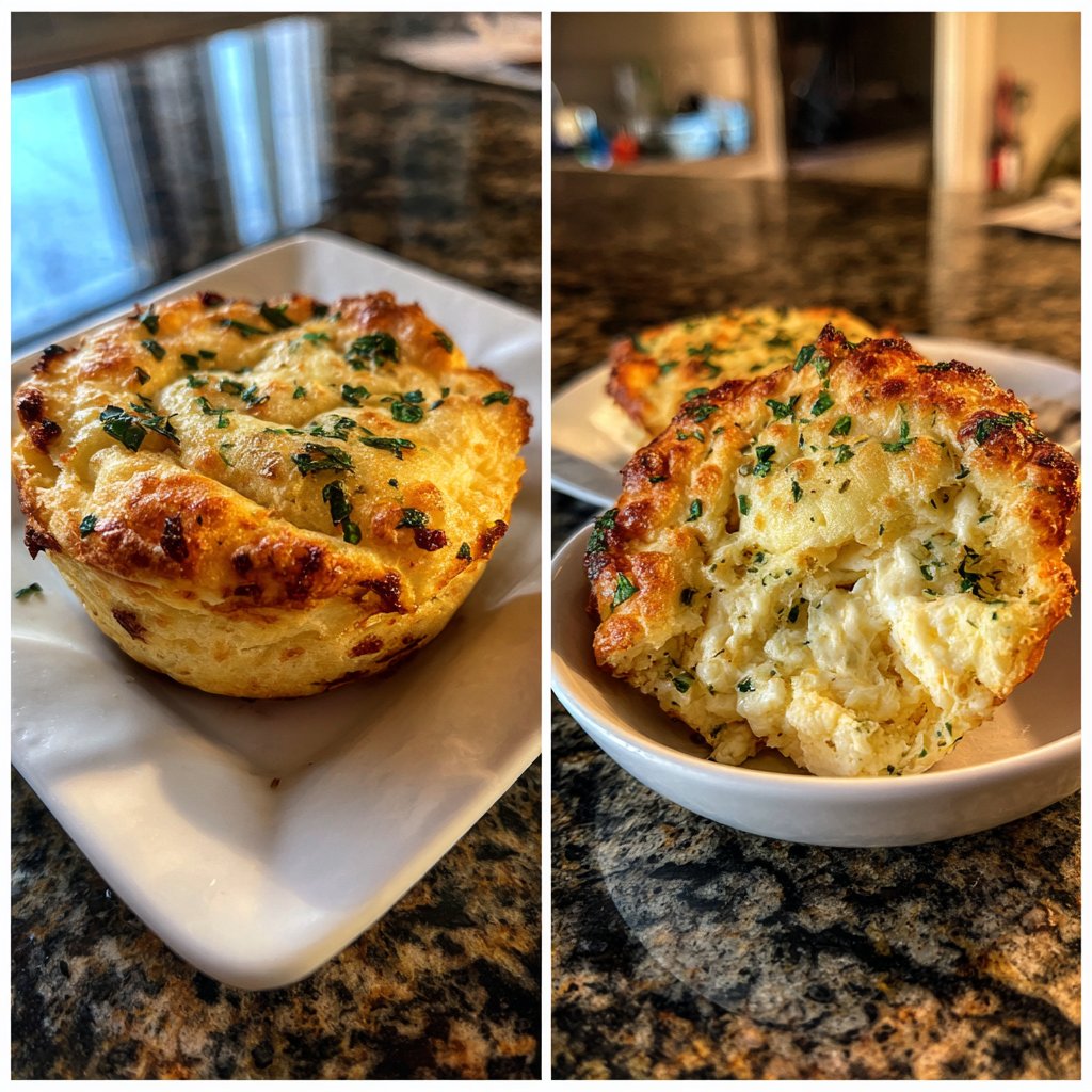 Mini Goat Cheese Soufflés
