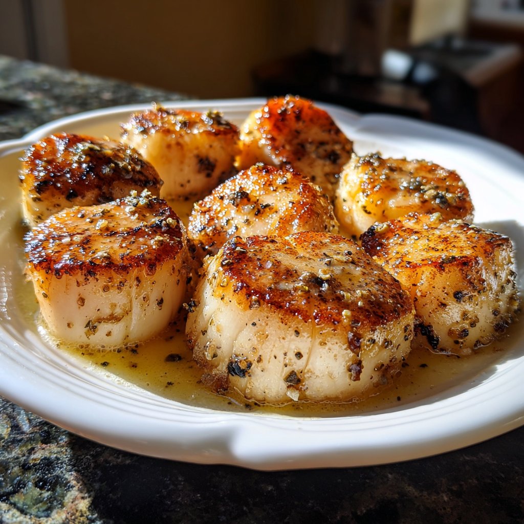 Pan-Seared Scallops with Vanilla Beurre Blanc