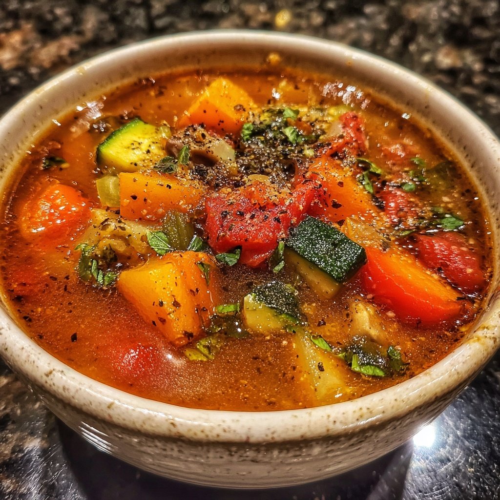 Healthy Crockpot Italian Vegetable Stew