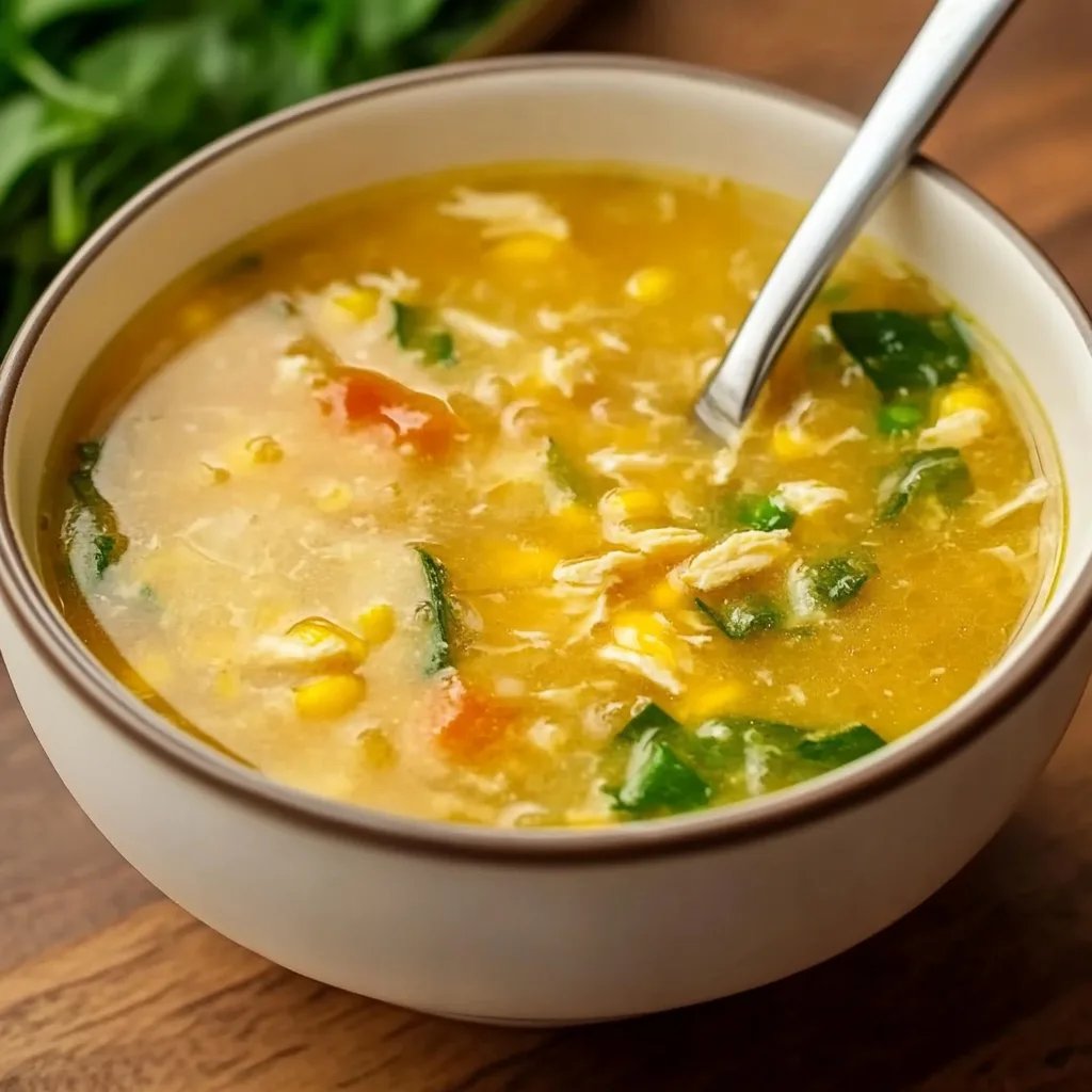 Chicken Corn Egg Drop Soup