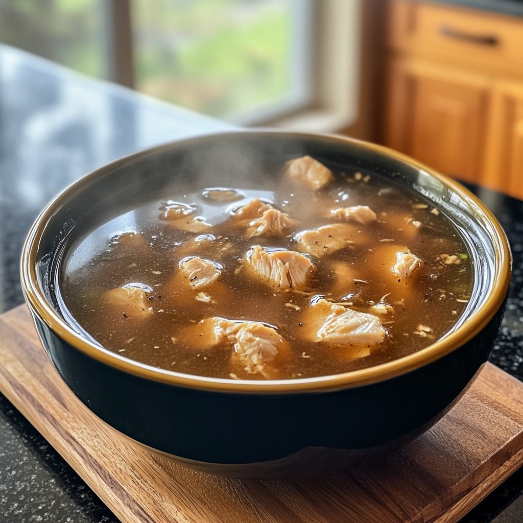 Easy Slow Cooker Chicken Pho-Style Soup