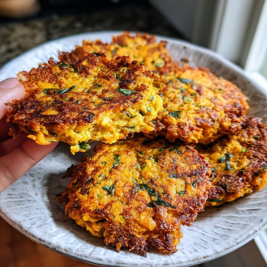 Baked Sweet Potato Veggie Patties