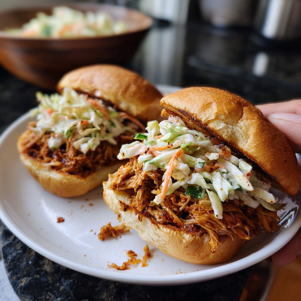 Easy BBQ Jackfruit Sliders
