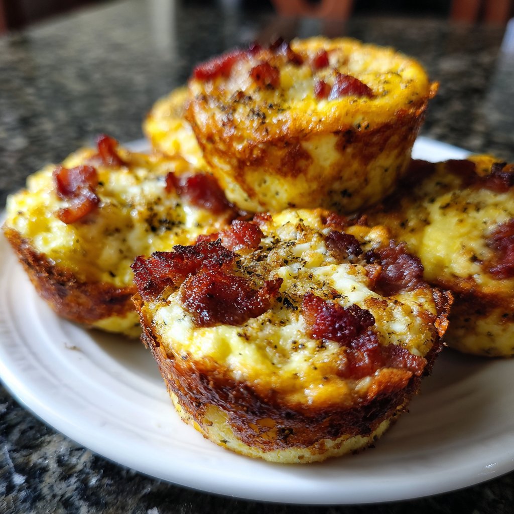 Keto Breakfast Bacon And Egg Cups