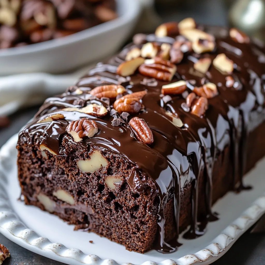 Luscious Chocolate Pecan Loaf