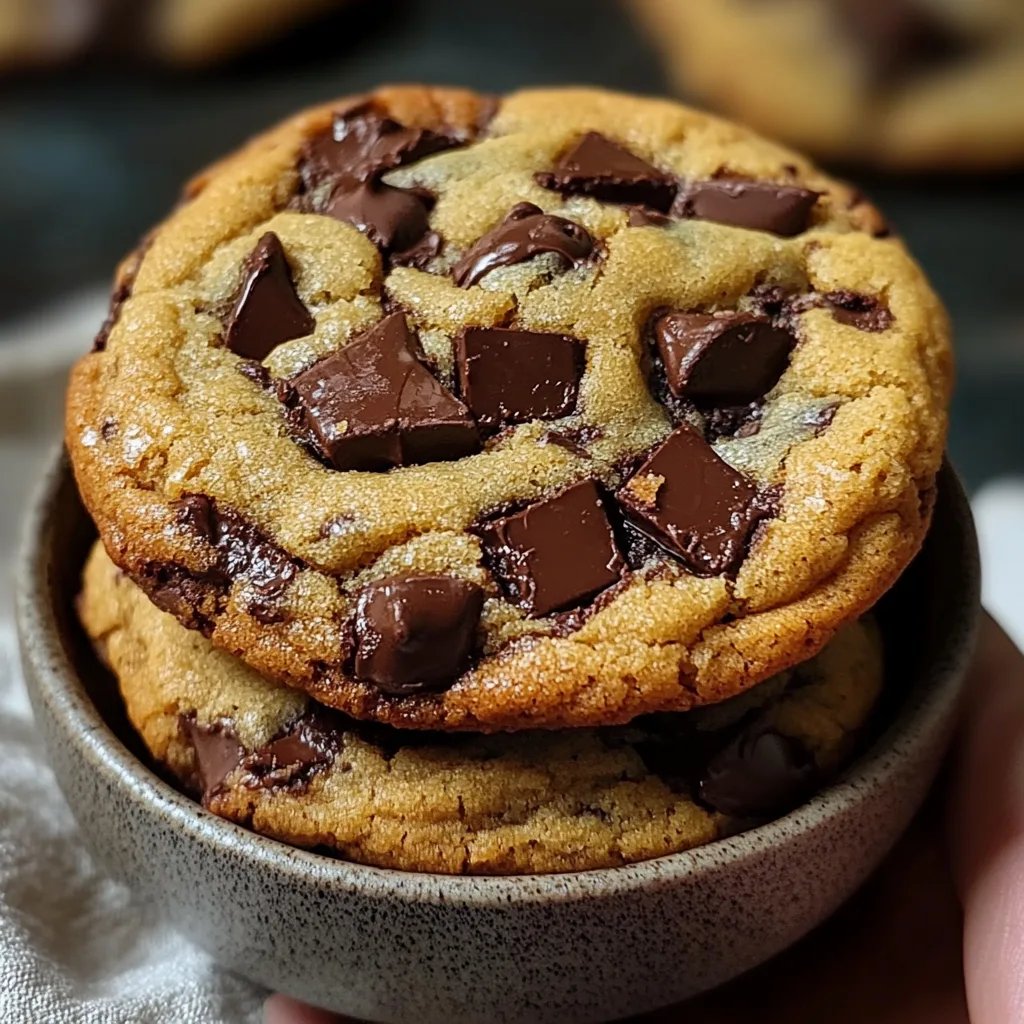 Thick and Gooey Two-Chip Chocolate Chip Cookies