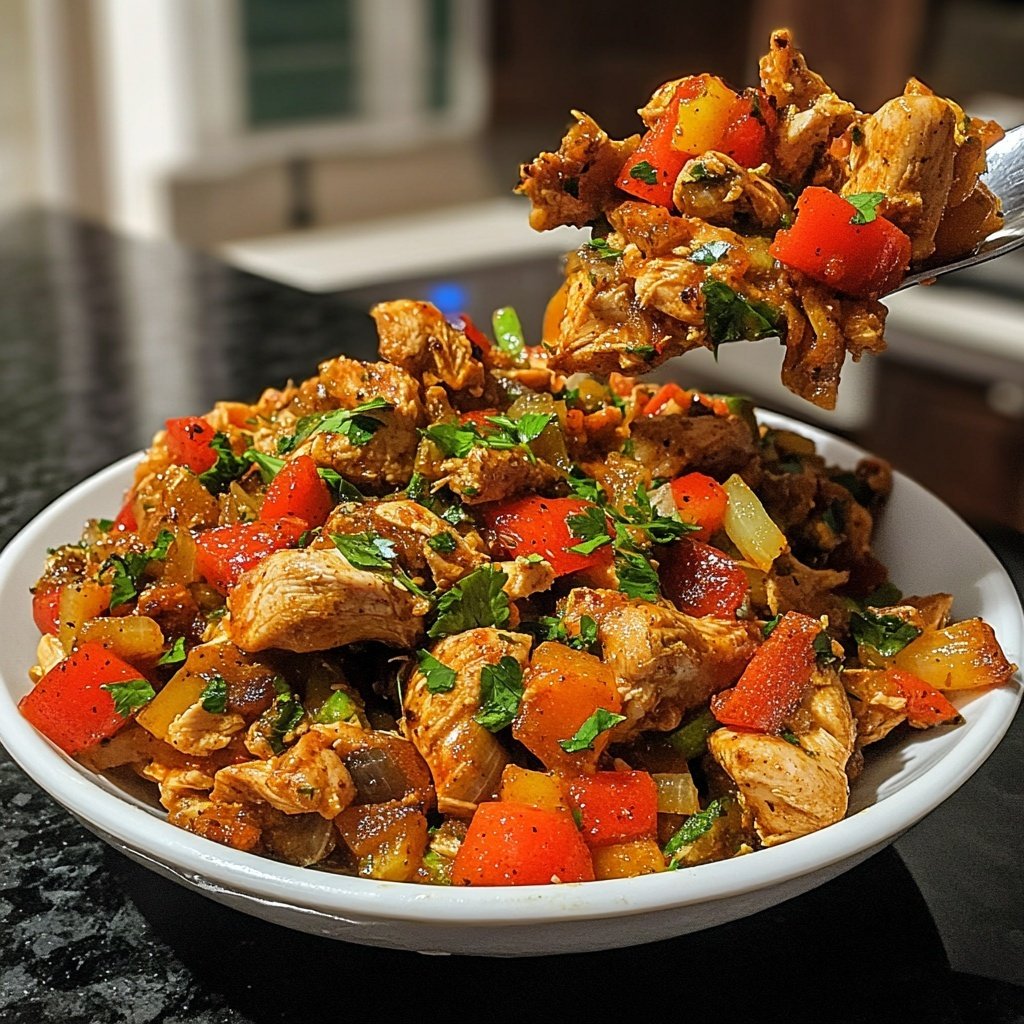 Spicy Crockpot Chicken Shawarma Bowls