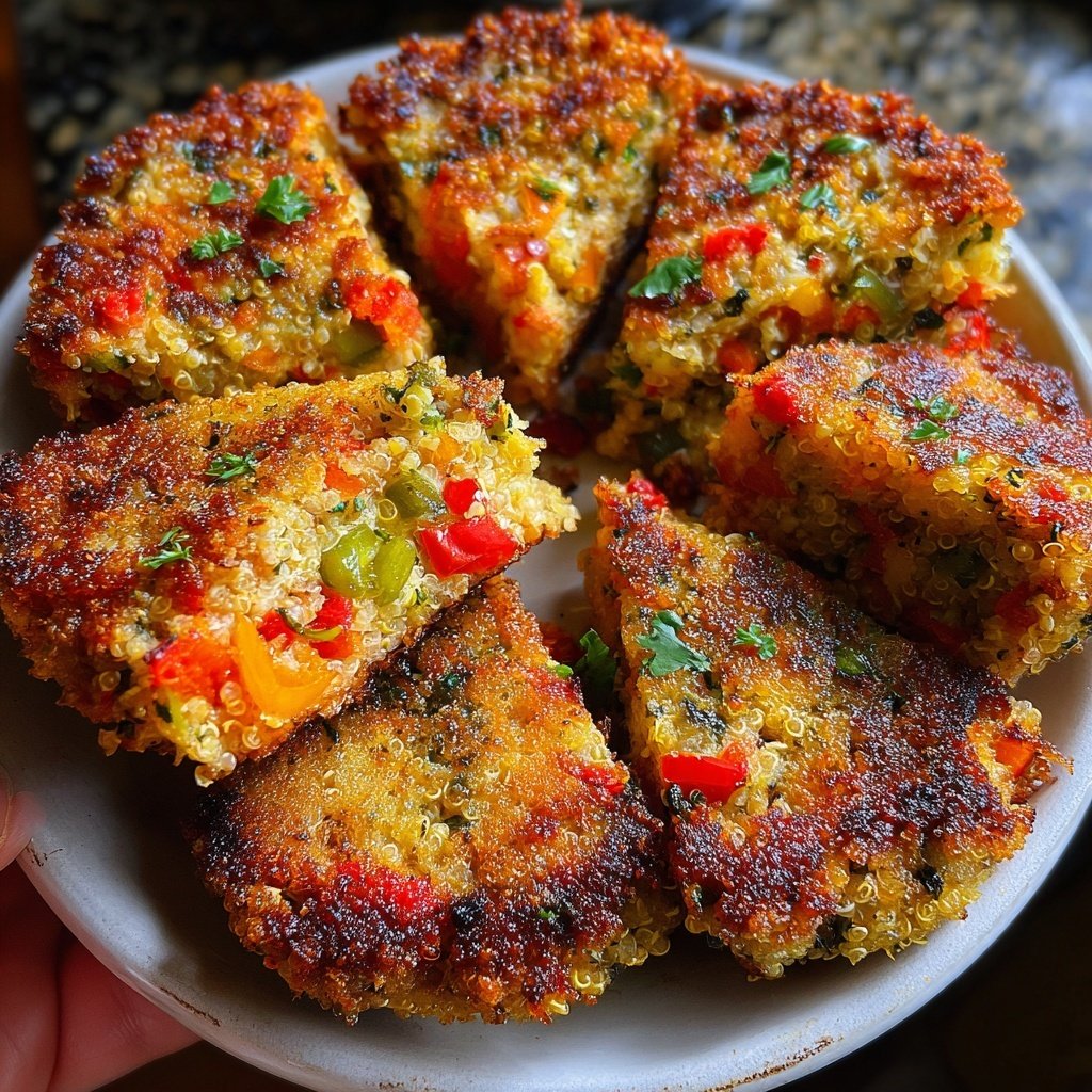 Baked Veggie Quinoa Cakes