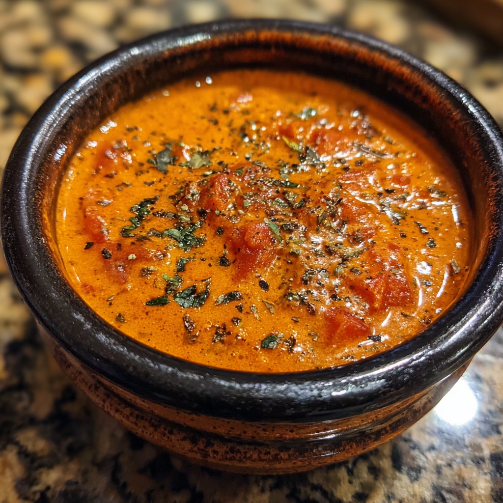 Homemade Creamy Tomato Soup Recipe