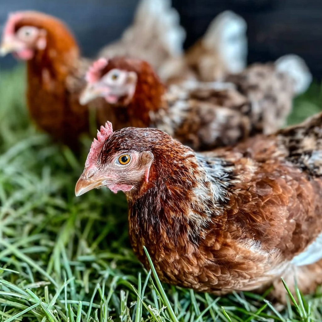 Spacious Chicken Run With Shade Cover