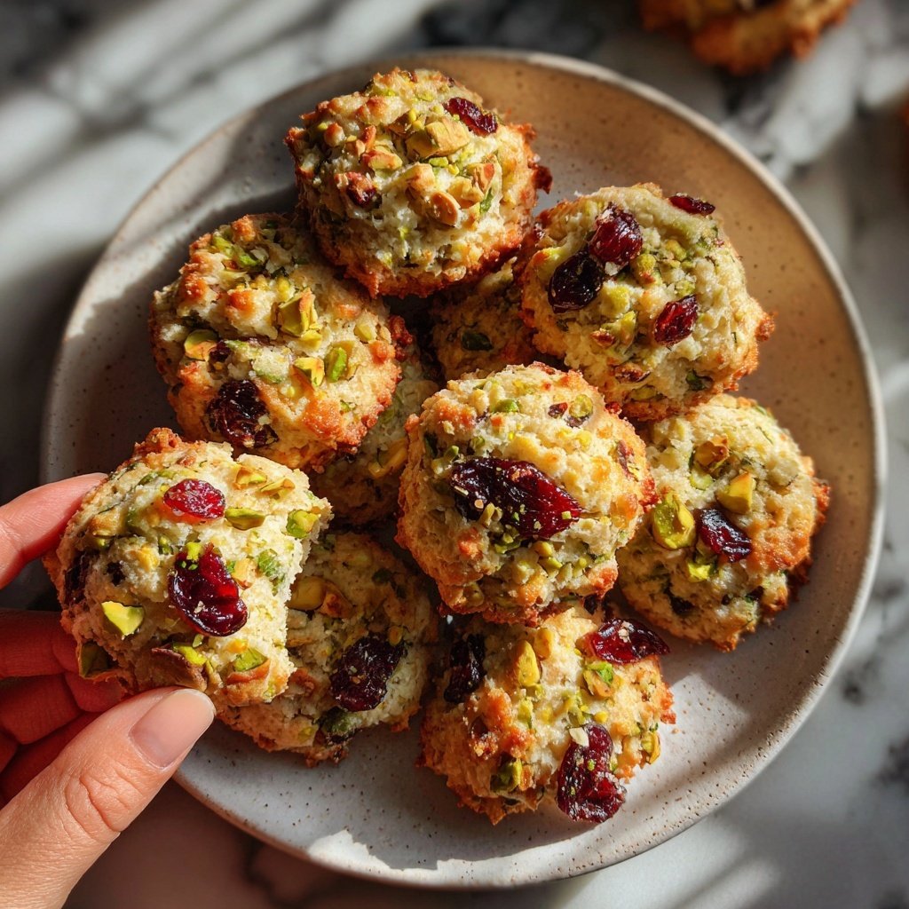 Cranberry Pistachio Shortbread Cookies: The Holiday Cookie That Actually Looks Fancy