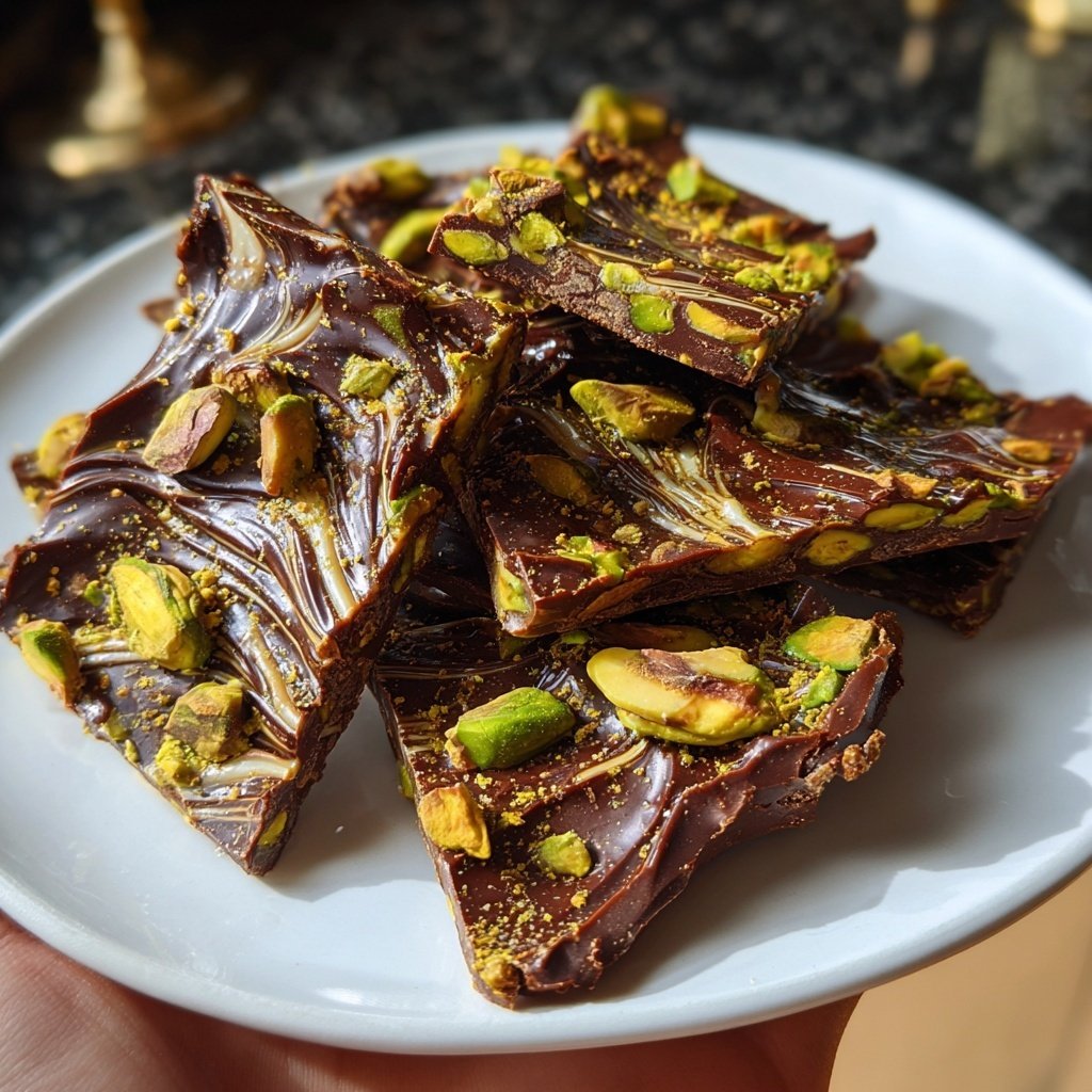 Chocolate Pistachio Bark