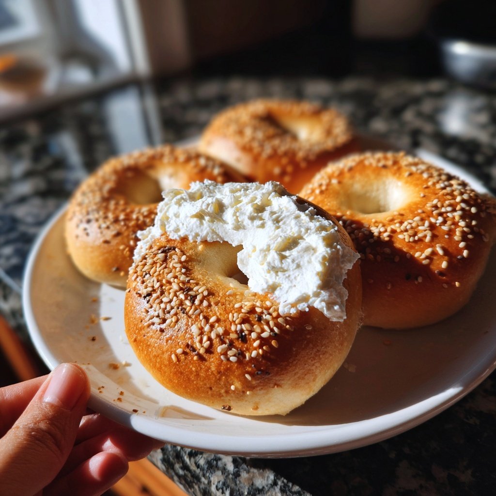 Soft Greek Yogurt Bagels No Yeast
